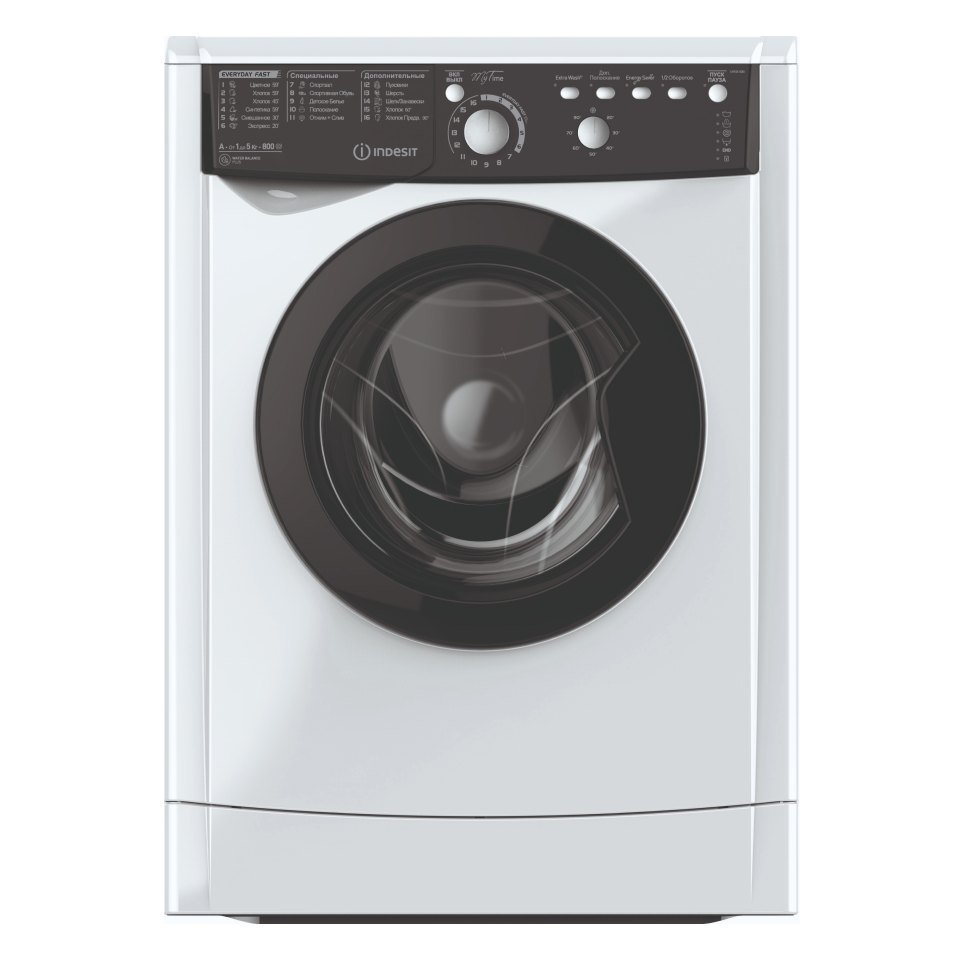 Стиральная машина Indesit EWSB 5085 BK CIS рис.1