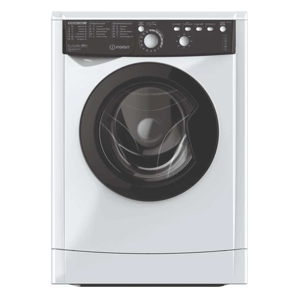 Стиральная машина Indesit EWSB 5085 BK CIS рис.1