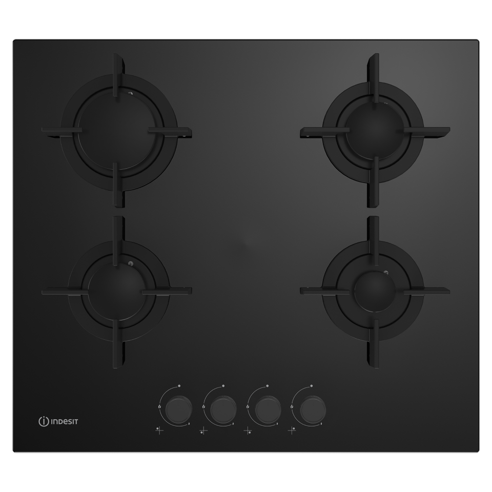 Газовая варочная панель Indesit INGT 61 IC/BK рис.1