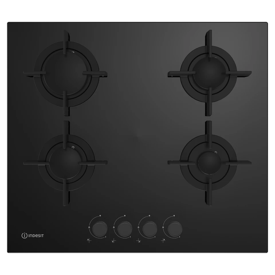 Газовая варочная панель Indesit INGT 61 IC/BK рис.1