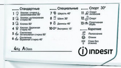 Стиральная машина Indesit IWUD 4085 (CIS) рис.4